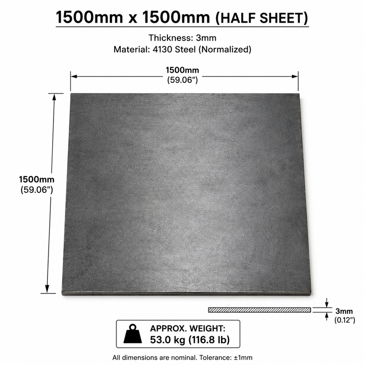 4130 Chromoly Steel Plate